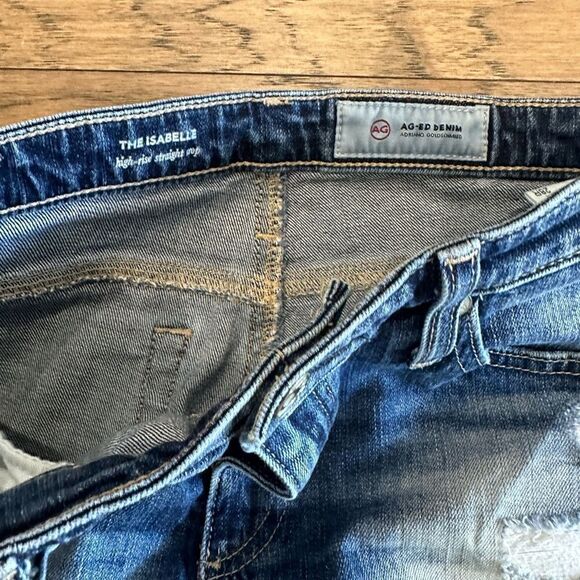 AG Isabelle High Waisted Straight Jeans - Picture 4 of 9